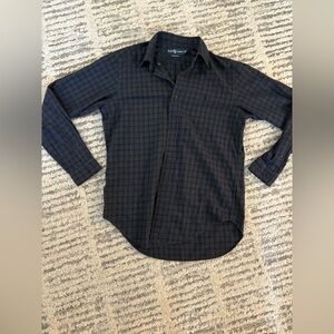 Ralph Lauren Dark Checkered Button Down Shirt